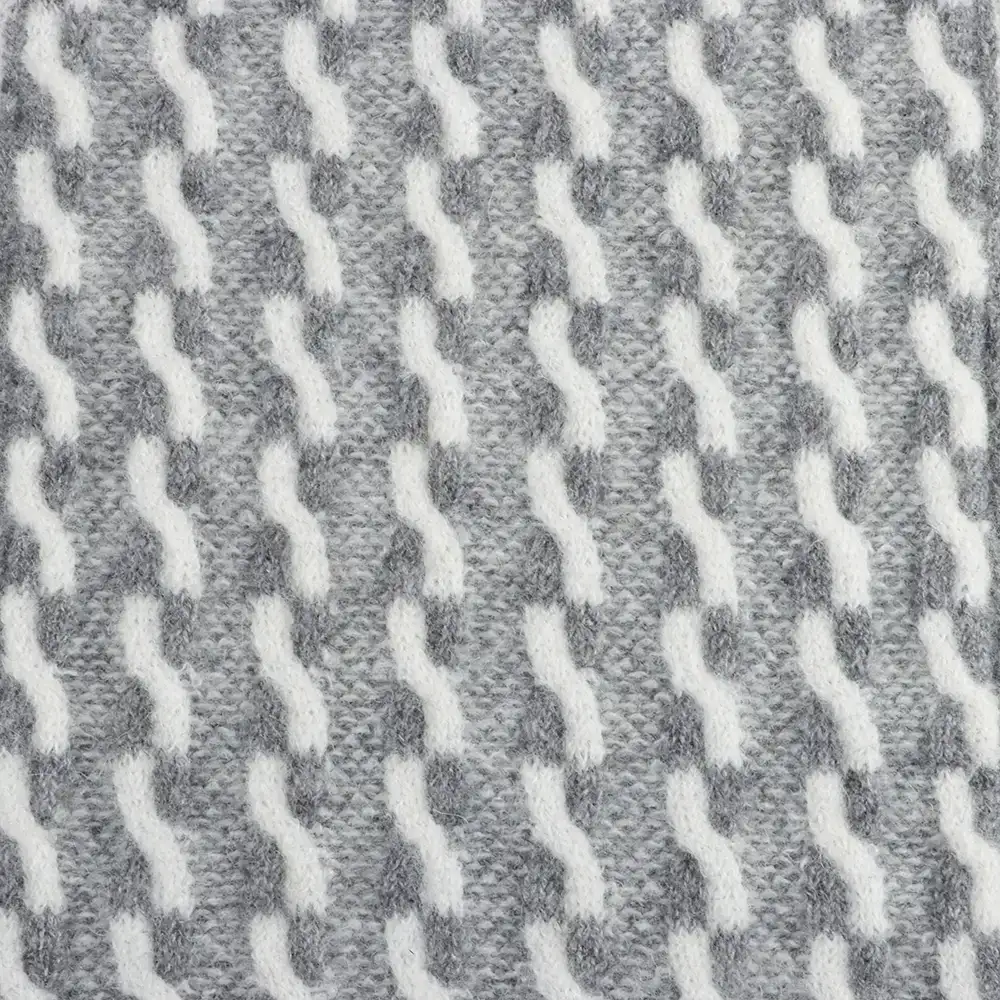 China Yarn for Half-Zipper Cardigan (Sweater),Crew Neck Pullover (Sweater),Polo T-shirt (Sweater) Mossy Yarn Fancy Yarn Polyester Recycled Polyester Acrylic Wool Spandex Grey Stripe color buy from China wholesaler bulk order at wholesale price free worldwide shipping Alibaba