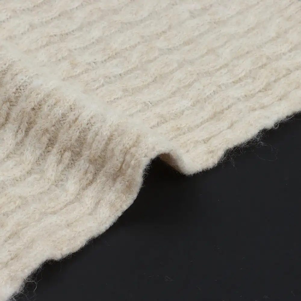 China Yarn for Open Cardigan (Sweater),Hoodie  (Sweater),Round Neck Pullover (Sweater) Mossy Yarn Fancy Yarn Acrylic Polyester Spandex begie color buy from China wholesaler bulk order at wholesale price free worldwide shipping Alibaba