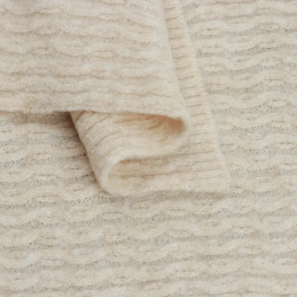 China Yarn for Open Cardigan (Sweater),Hoodie  (Sweater),Round Neck Pullover (Sweater) Mossy Yarn Fancy Yarn Acrylic Polyester Spandex begie color buy from China wholesaler bulk order at wholesale price free worldwide shipping Alibaba