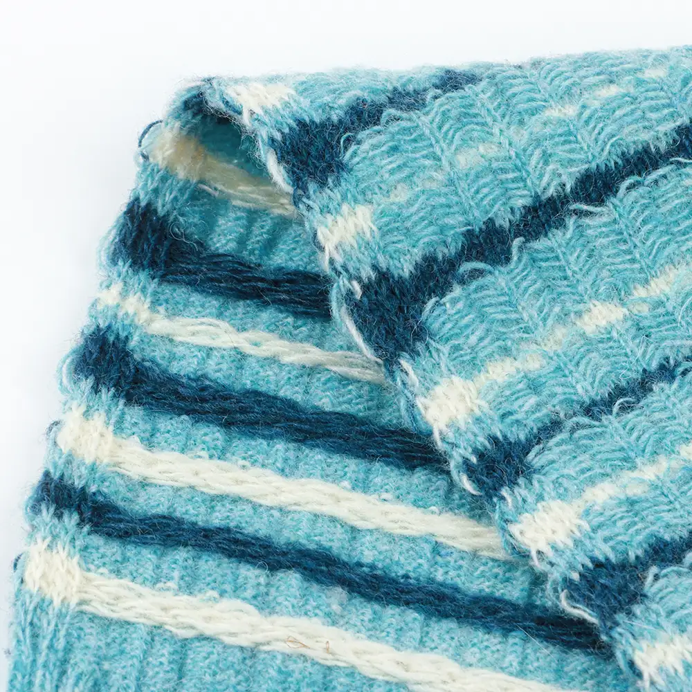 China Yarn for Dresses (Cardigan Button) (Sweater),Ladies Vest (Sweater)  Mossy Yarn Fancy Yarn Wool Acrylic Polyester Nylon blue color buy from China wholesaler bulk order at wholesale price free worldwide shipping Alibaba