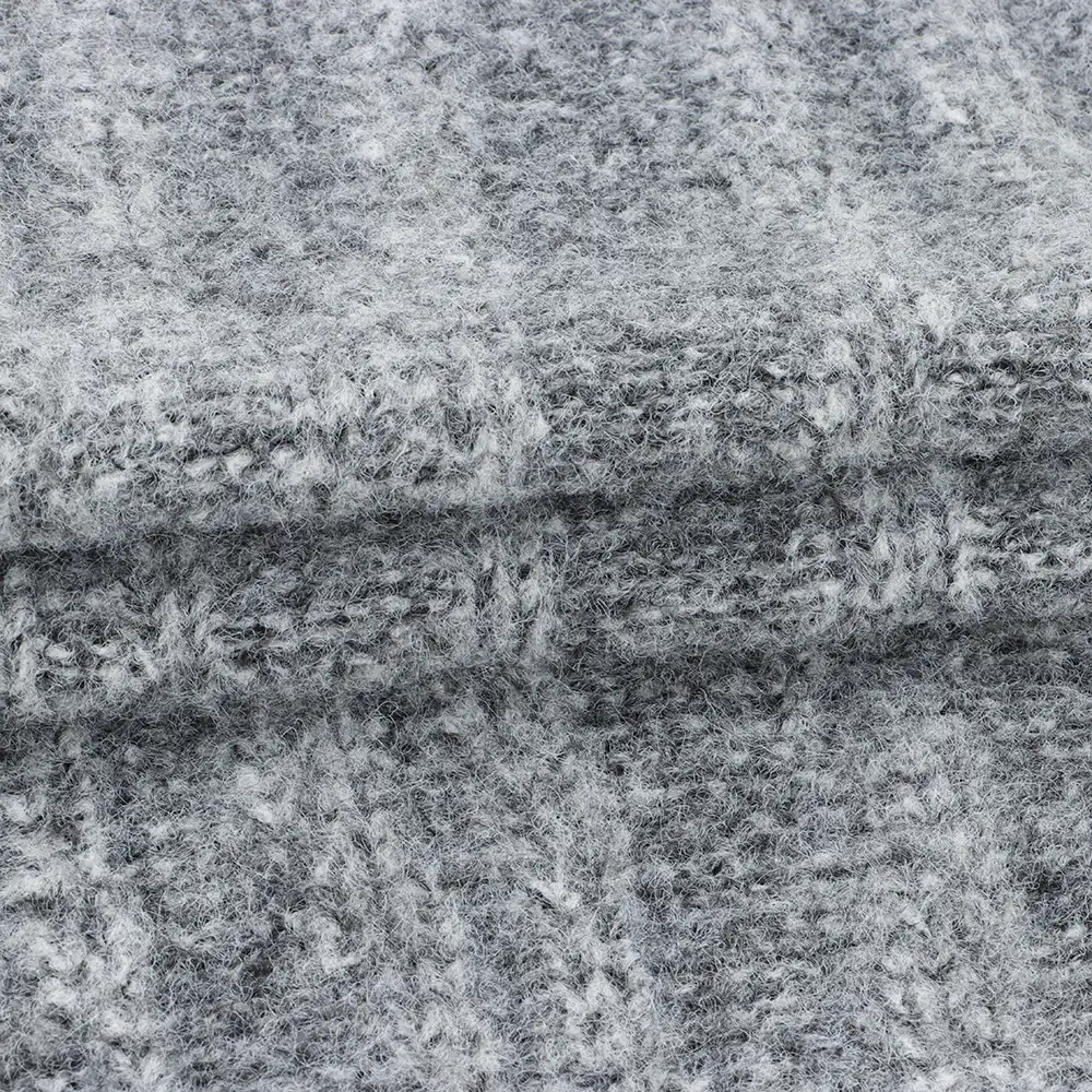 China Yarn for Polo T-shirt (Sweater),Crew Neck Pullover (Sweater),Half-Zipper Cardigan (Sweater) Mossy Yarn Fancy Yarn Recycled Polyester Acrylic Nylon Wool Spandex grey color buy from China wholesaler bulk order at wholesale price free worldwide shipping Alibaba