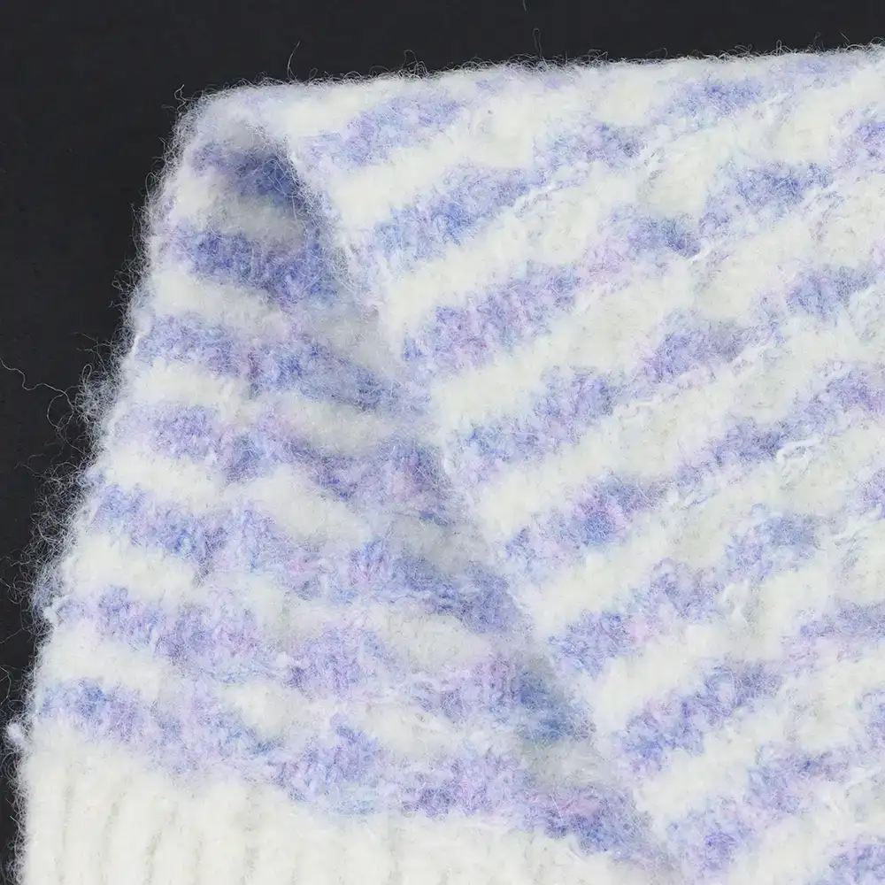 China Yarn for Dresses (Cardigan Open) (Sweater),Crop Top Pullover (Sweater) Mossy Yarn Fancy Yarn Recycled Polyester Polyester Wool Spandex white color buy from China wholesaler bulk order at wholesale price free worldwide shipping Alibaba