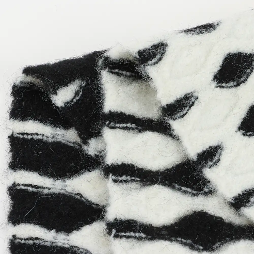 China Yarn for Dresses (Cardigan Button) (Sweater),Ladies Vest (Sweater)  Mossy Yarn Fancy Yarn Recycled Polyester Acrylic Nylon Wool Spandex white/black color buy from China wholesaler bulk order at wholesale price free worldwide shipping Alibaba