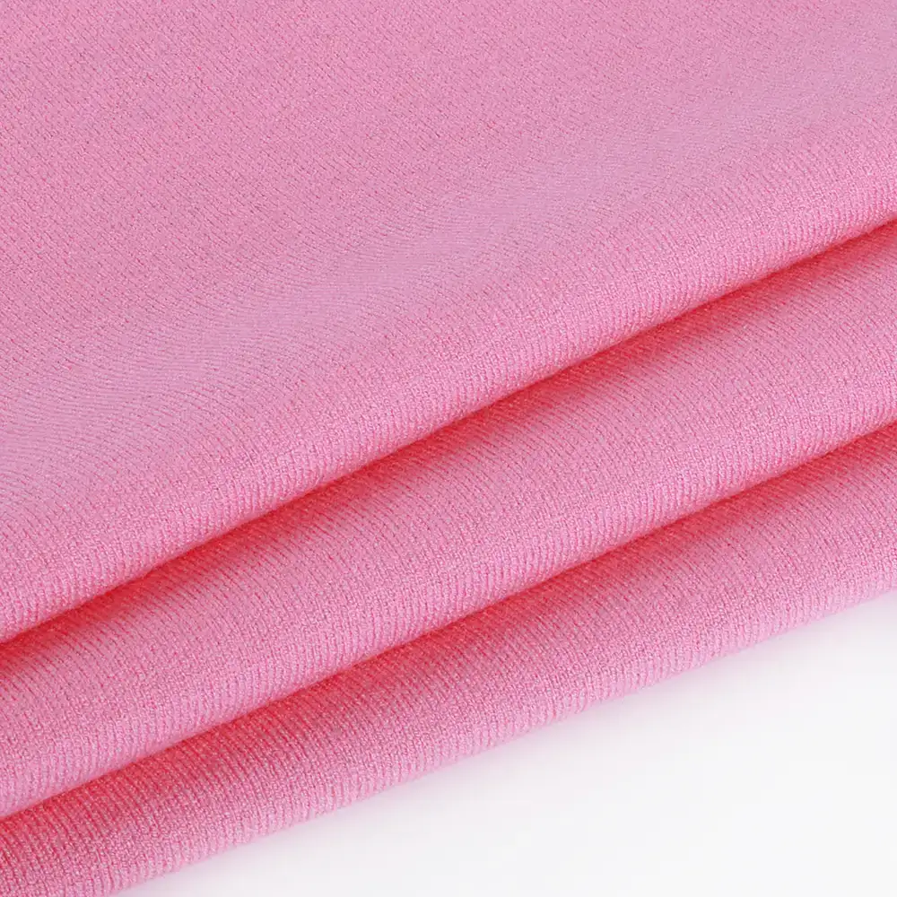China Yarn for Ladies Vest (Sweater),Dresses (Cardigan Button) (Sweater) Core Spun Yarn Regular Yarn Viscose Recycled Polyester pink color buy from China wholesaler bulk order at wholesale price free worldwide shipping Alibaba