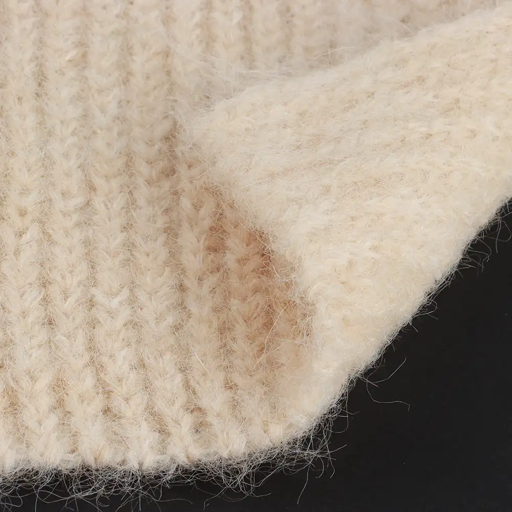 China Yarn for Open Cardigan (Sweater),Hoodie  (Sweater),Round Neck Pullover (Sweater) Mossy Yarn Fancy Yarn Recycled Polyester Acrylic Nylon Wool Spandex begie color buy from China wholesaler bulk order at wholesale price free worldwide shipping Alibaba