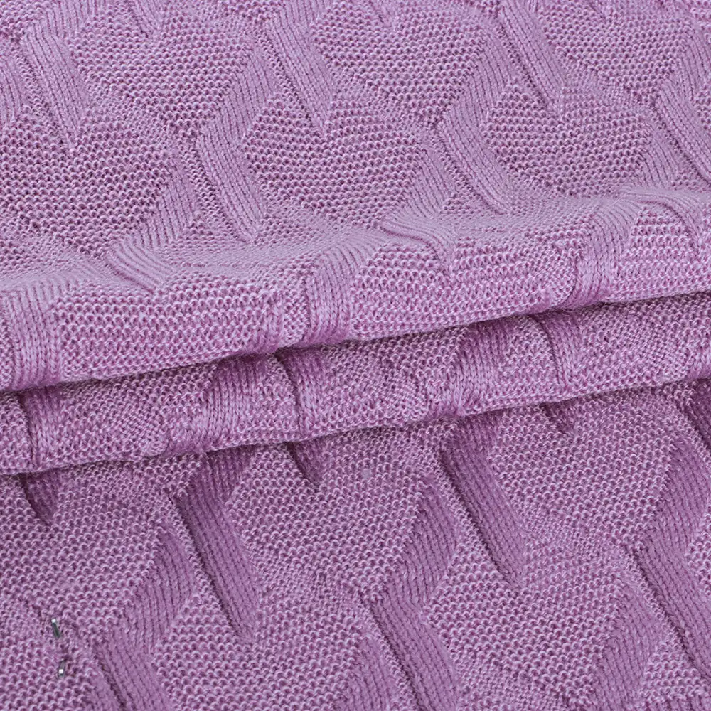 China Yarn for Dresses (Cardigan Button) (Sweater),Ladies Vest (Sweater)  Ring Spun Regular Yarn Recycled Polyester violet color buy from China wholesaler bulk order at wholesale price free worldwide shipping Alibaba