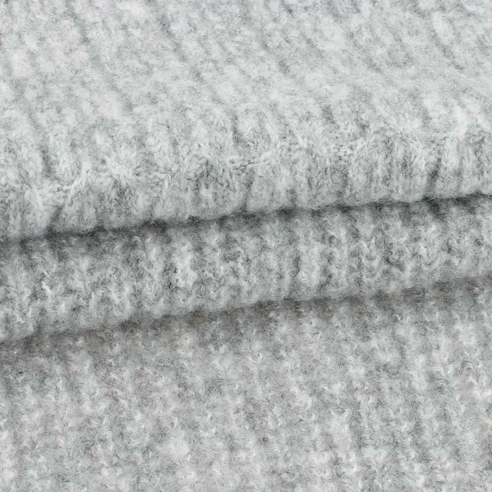 China Yarn for Polo T-shirt (Sweater),Crew Neck Pullover (Sweater),Half-Zipper Cardigan (Sweater) Mossy Yarn Fancy Yarn Polyester Acrylic Nylon grey color buy from China wholesaler bulk order at wholesale price free worldwide shipping Alibaba