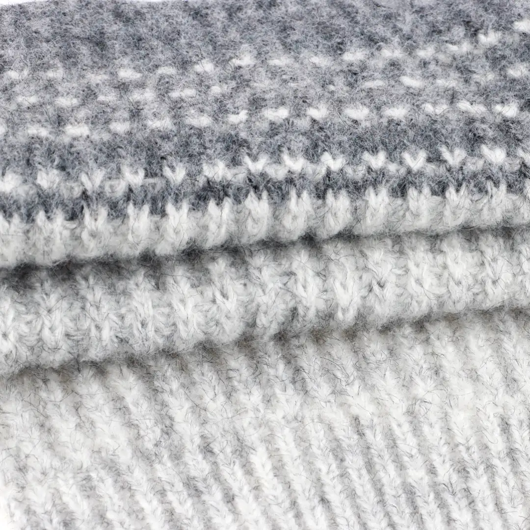 China Yarn for Half-Zipper Cardigan (Sweater),Crew Neck Pullover (Sweater),Polo T-shirt (Sweater) Mossy Yarn Fancy Yarn Recycled Polyester Polyester Acrylic Wool Spandex grey color buy from China wholesaler bulk order at wholesale price free worldwide shipping Alibaba