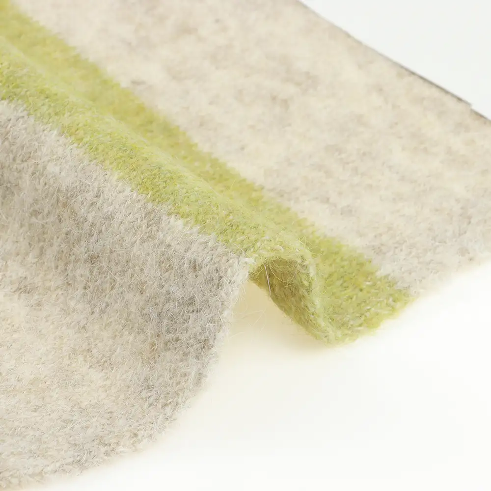 China Yarn for Ladies Vest (Sweater),Crop Top Pullover (Sweater),Dresses (Cardigan Button) (Sweater) Mossy Yarn Fancy Yarn Recycled Polyester Nylon Polyester Wool Spandex orange color buy from China wholesaler bulk order at wholesale price free worldwide shipping Alibaba