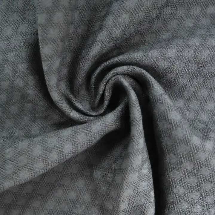 India Fabric for Shirt,Crop Top,Skirt Cotton Dobby Natural Woven Fabric Cotton Brown color buy from India wholesaler bulk order at wholesale price free worldwide shipping Alibaba