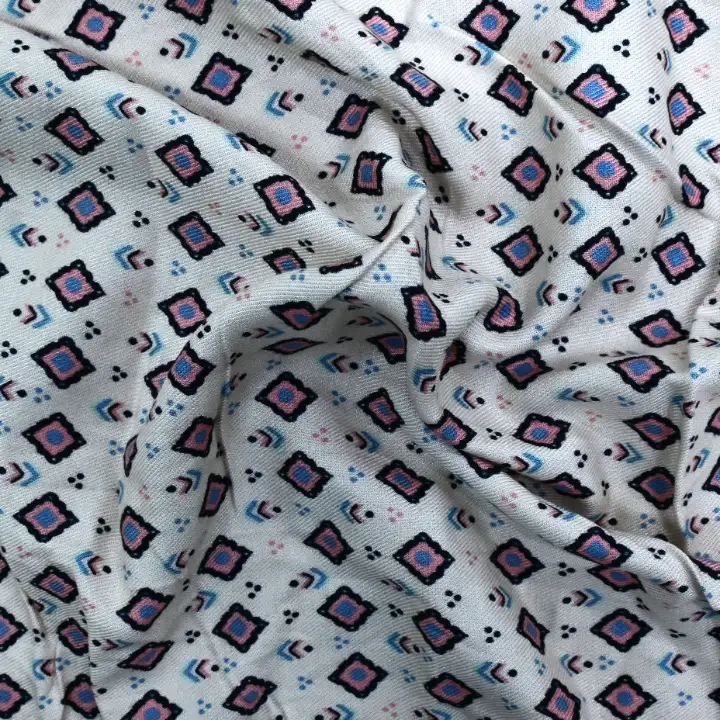 India Fabric for Shirt,Crop Top,Skirt,Over Shirt Rayon Twill Natural Woven Fabric Viscose off White color buy from India wholesaler bulk order at wholesale price free worldwide shipping Alibaba