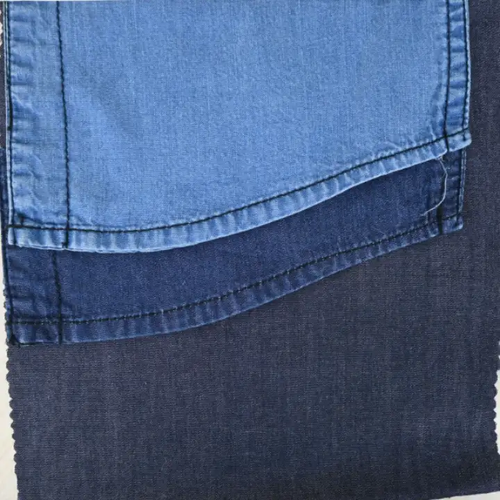 India Fabric for Denim Jacket,Denim Jacket Tencel Denim Denim Lyocell Indigo color buy from India wholesaler bulk order at wholesale price free worldwide shipping Alibaba