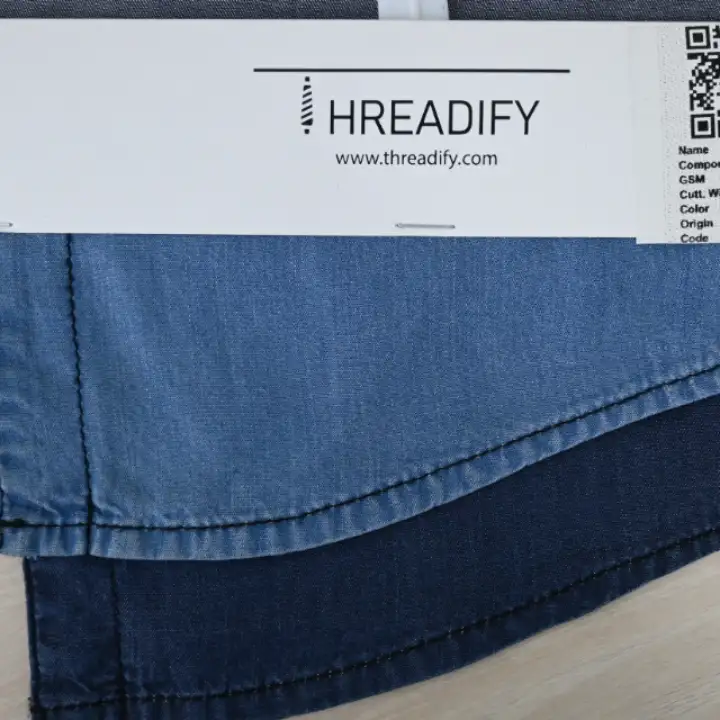 India Fabric for Denim Jacket,Denim Jacket Tencel Denim Denim Lyocell Indigo color buy from India wholesaler bulk order at wholesale price free worldwide shipping Alibaba