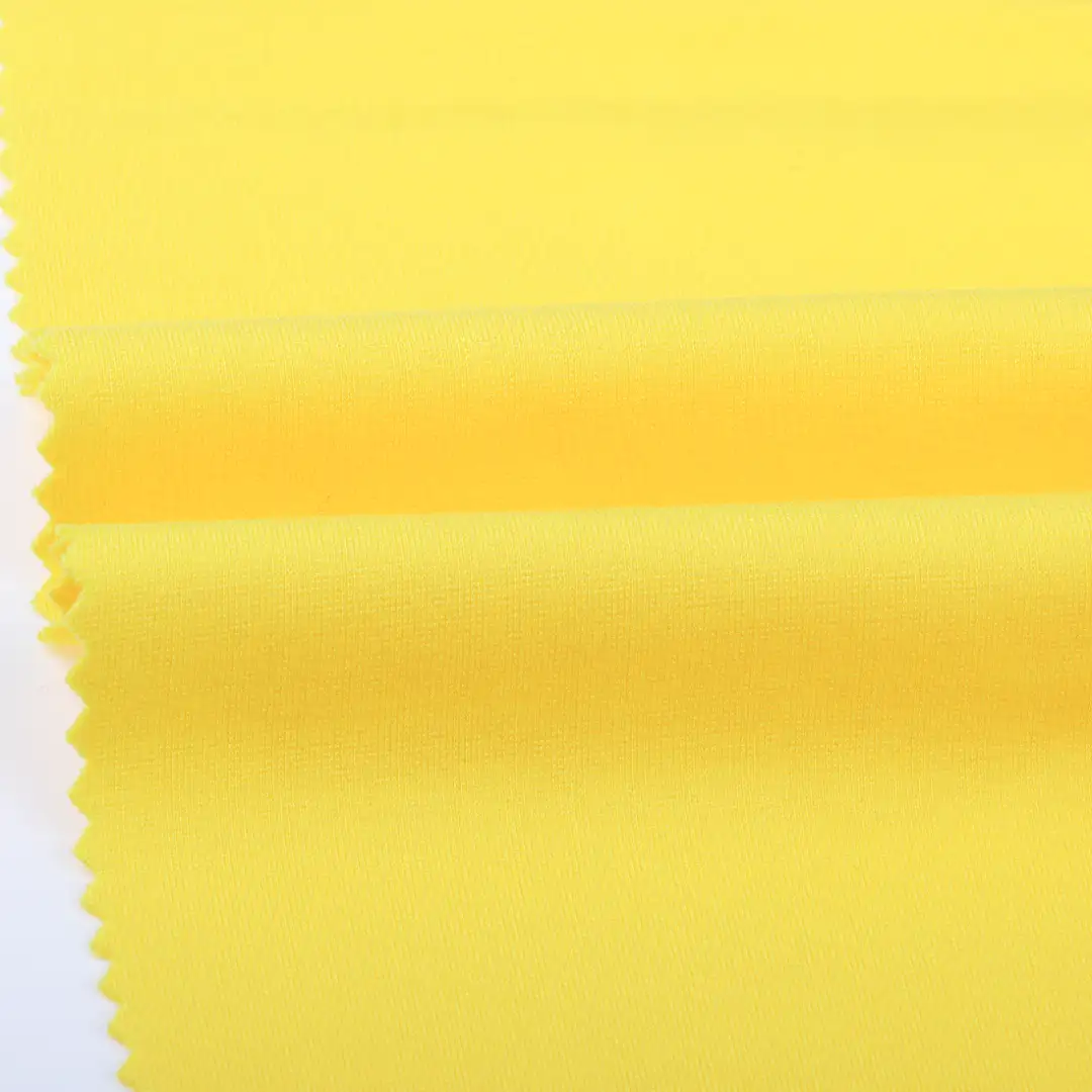 China Fabric for Jackets,Blazer Ponte Roma Knit Fabric Rayon Nylon Spandex YELLOW color buy from China wholesaler bulk order at wholesale price free worldwide shipping Alibaba