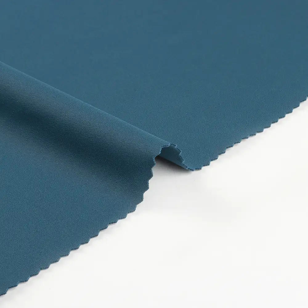 China Fabric for Tank Top,Crop Top,Pajamas Interlock Knit Fabric Polyester Spandex Blue color buy from China wholesaler bulk order at wholesale price free worldwide shipping Alibaba