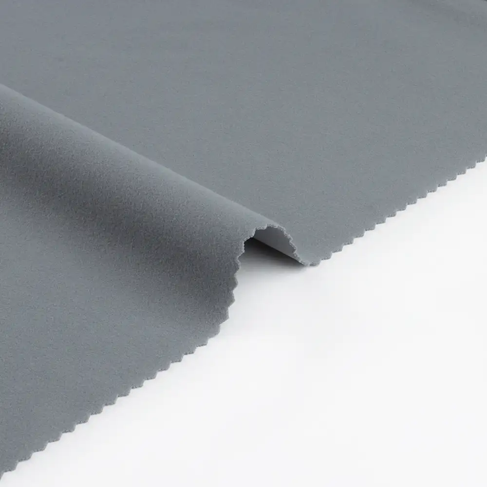 China Fabric for Tank Top,Crop Top,Pajamas Interlock Knit Fabric Polyester Spandex Grey color buy from China wholesaler bulk order at wholesale price free worldwide shipping Alibaba