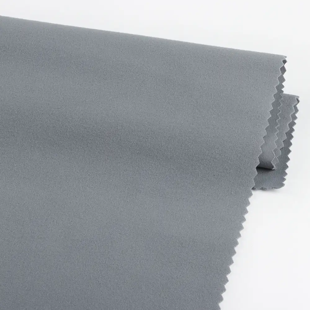 China Fabric for Tank Top,Crop Top,Pajamas Interlock Knit Fabric Polyester Spandex Grey color buy from China wholesaler bulk order at wholesale price free worldwide shipping Alibaba