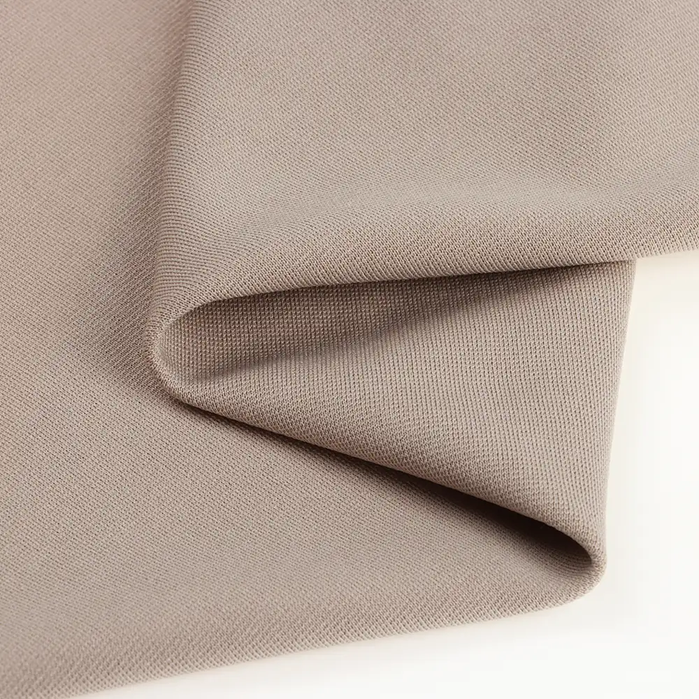 China Fabric for Suit Trouser,Blazer Ponte Roma Knit Fabric Polyester Khaki color buy from China wholesaler bulk order at wholesale price free worldwide shipping Alibaba
