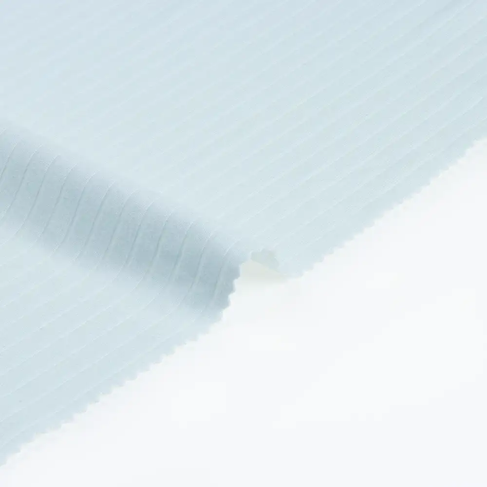 China Fabric for Tank Top,Crop Top,Hoodie Rib Knit Fabric Polyester Spandex Blue color buy from China wholesaler bulk order at wholesale price free worldwide shipping Alibaba