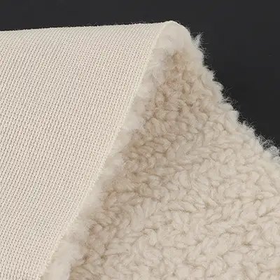 China Fabric for Hoodie,Sweatshirt Fleece Knit Fabric Polyester Beige color buy from China wholesaler bulk order at wholesale price free worldwide shipping Alibaba