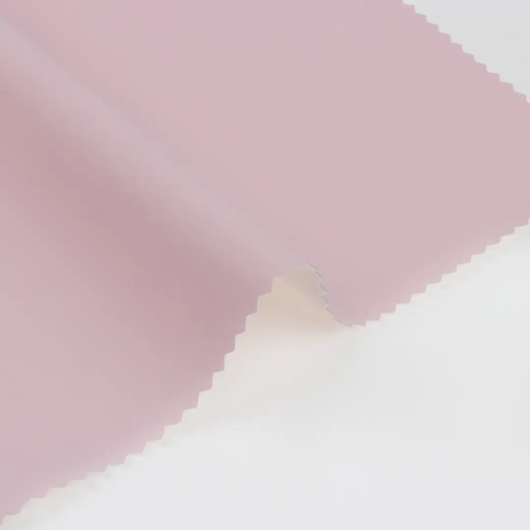 China Fabric for Blazer PU Woven Blended Fabric Polyester Pink color buy from China wholesaler bulk order at wholesale price free worldwide shipping Alibaba