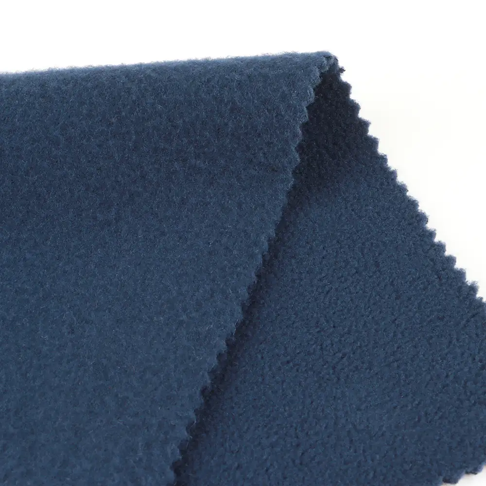 China Fabric for Jackets,Hoodie,Sweatshirt Polar Fleece Knit Fabric Polyester Dark Navy color buy from China wholesaler bulk order at wholesale price free worldwide shipping Alibaba