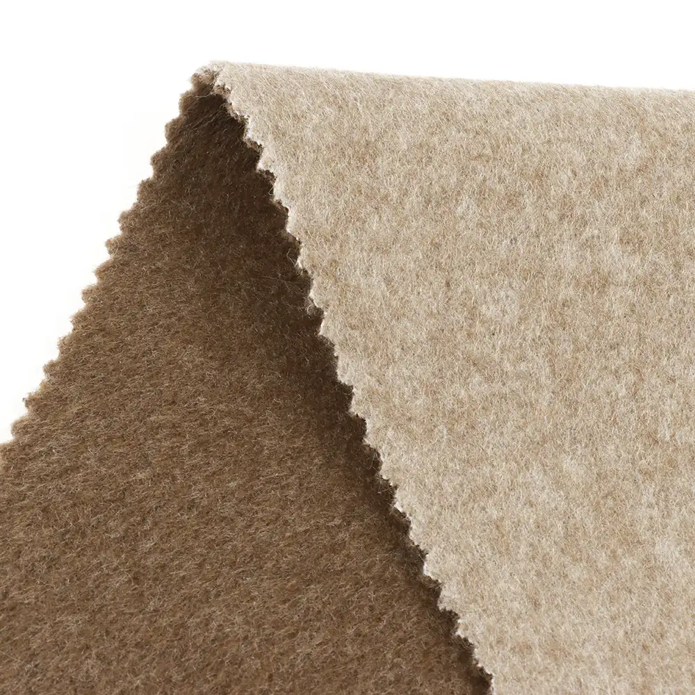 China Fabric for Blazer,Skirt,Suit Woolen Overcoat Woolen Polyester Brown color buy from China wholesaler bulk order at wholesale price free worldwide shipping Alibaba