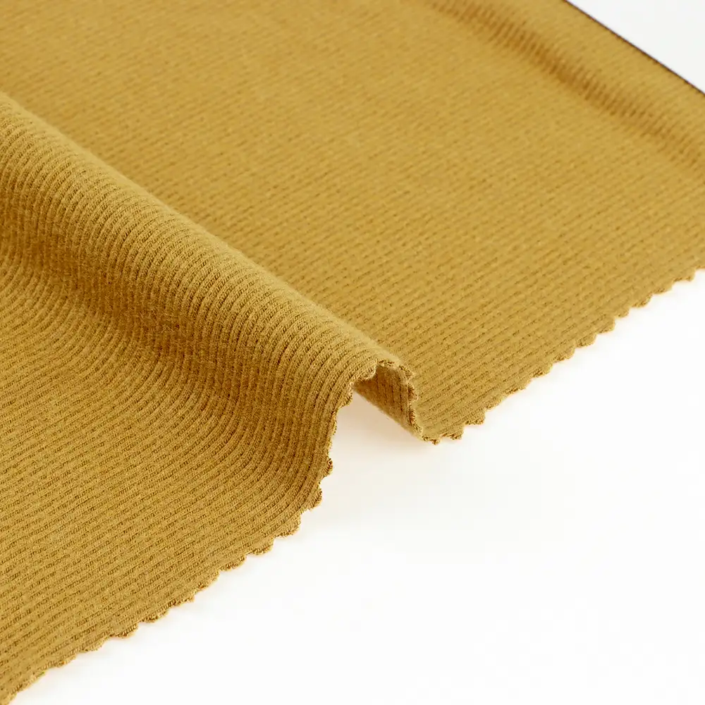 China Fabric for Tank Top,Crop Top,Hoodie Rib Knit Fabric Rayon Acrylic Spandex Ginger color buy from China wholesaler bulk order at wholesale price free worldwide shipping Alibaba