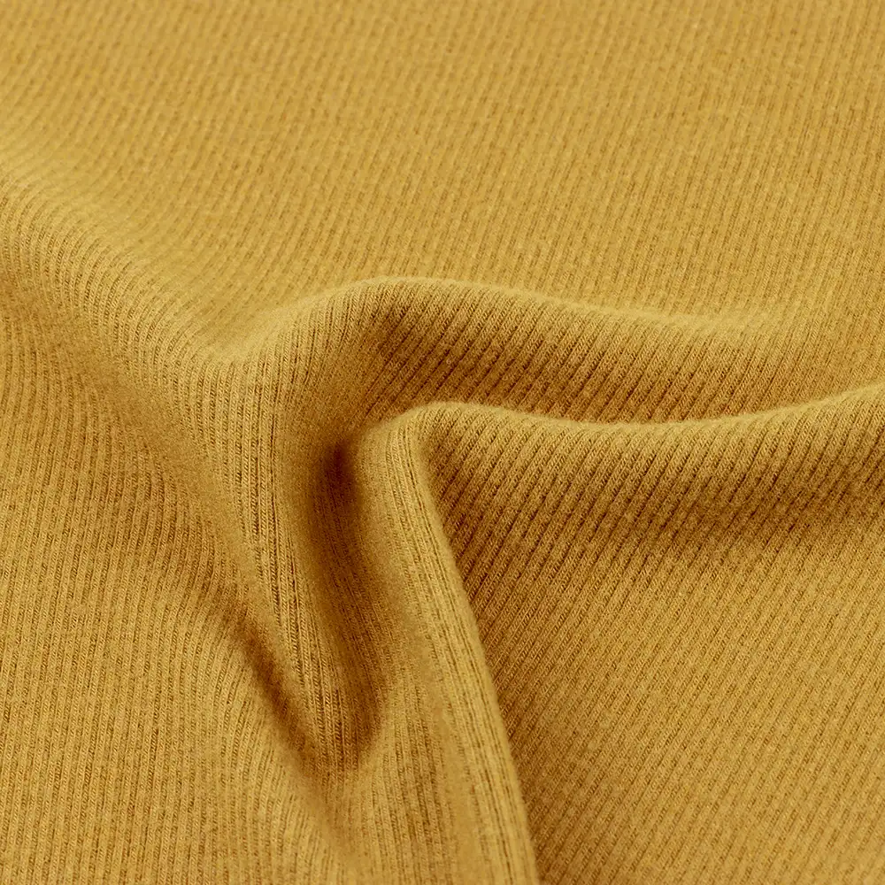 China Fabric for Tank Top,Crop Top,Hoodie Rib Knit Fabric Rayon Acrylic Spandex Ginger color buy from China wholesaler bulk order at wholesale price free worldwide shipping Alibaba