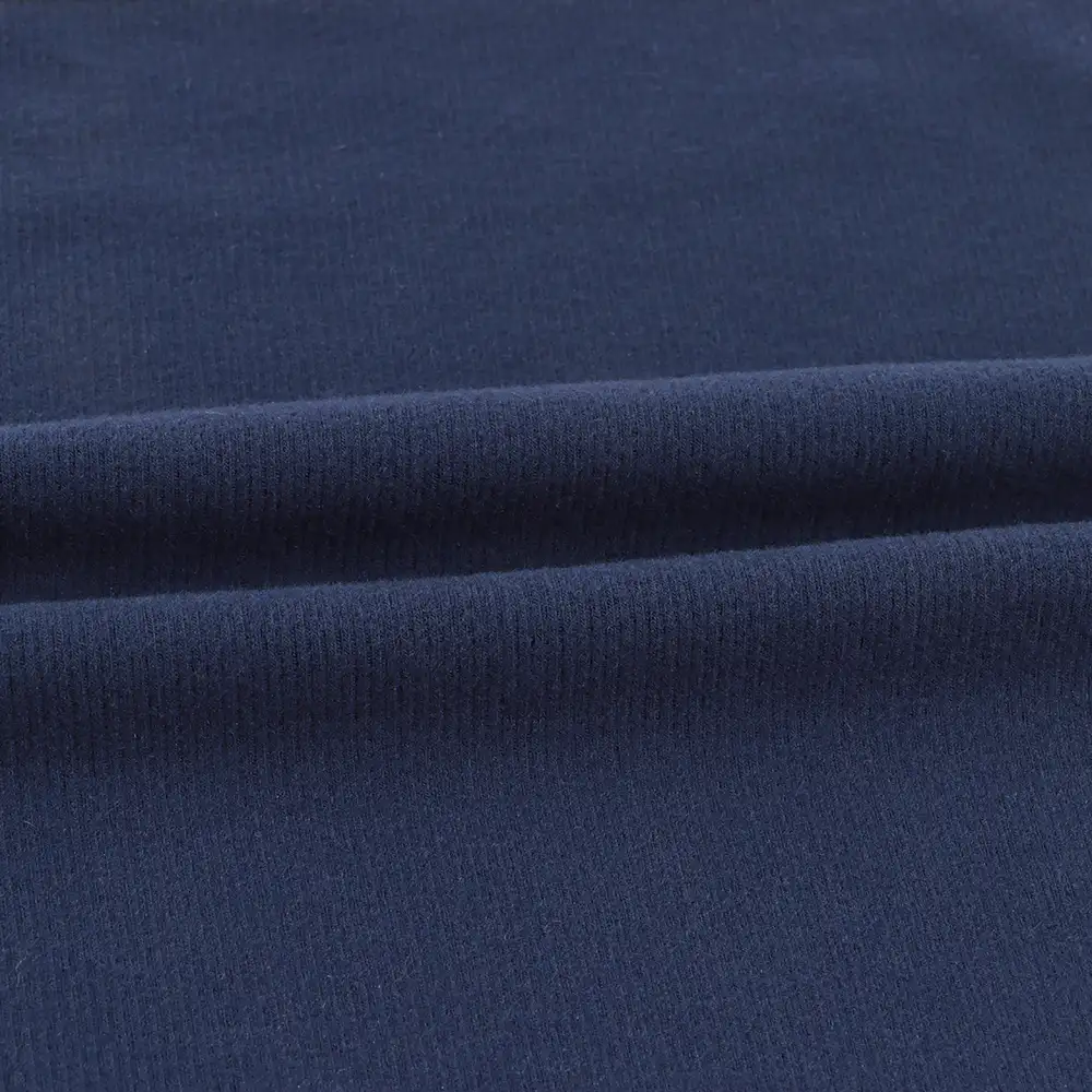 China Fabric for Tank Top,Crop Top,Hoodie Rib Knit Fabric Rayon Acrylic Spandex Blue color buy from China wholesaler bulk order at wholesale price free worldwide shipping Alibaba