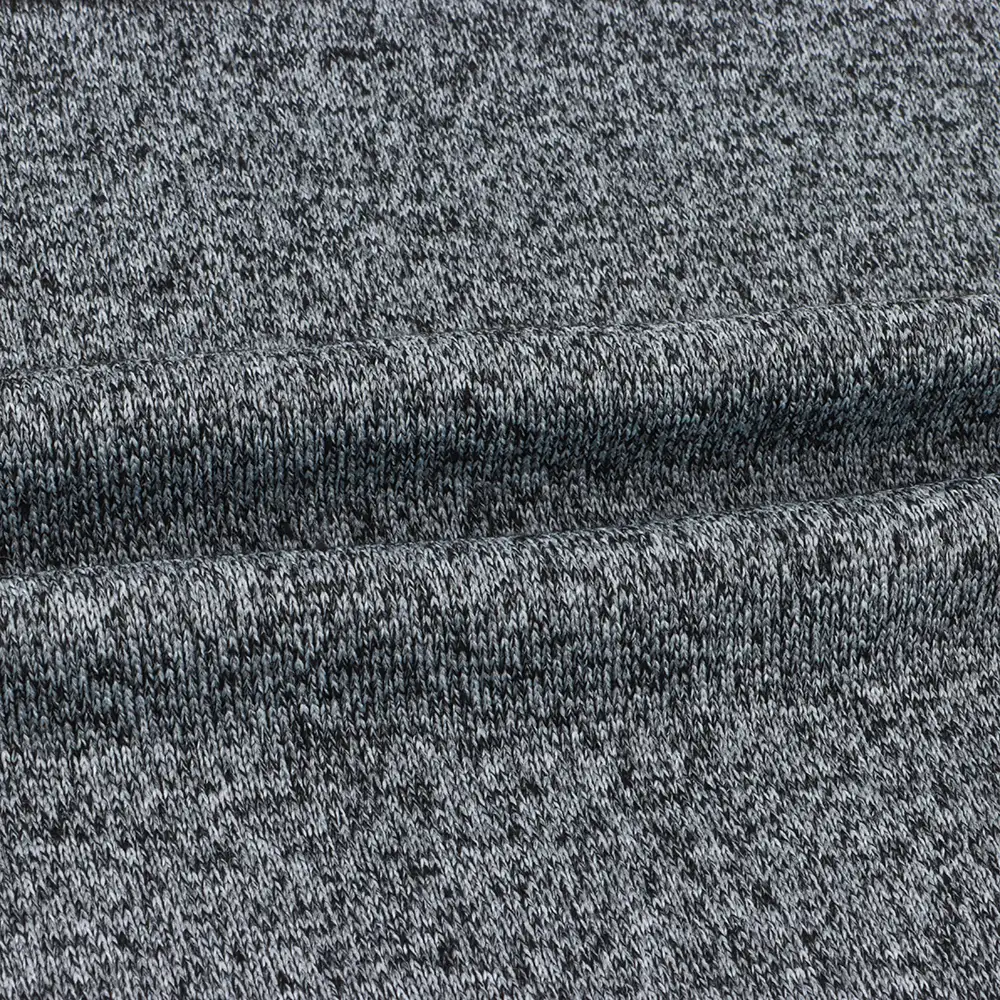 China Fabric for Hoodie,Loungewear,Sweatshirt Hacci Knit Fabric Polyester Rayon Spandex Grey color buy from China wholesaler bulk order at wholesale price free worldwide shipping Alibaba