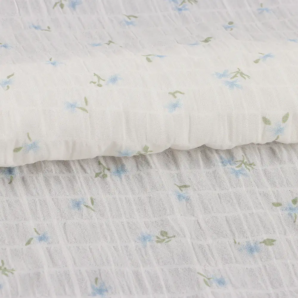 China Fabric for Blouse,Skirt,Crop Top Polyester Crinkle Fabric Synthetic Woven Fabric Polyester printing color buy from China wholesaler bulk order at wholesale price free worldwide shipping Alibaba