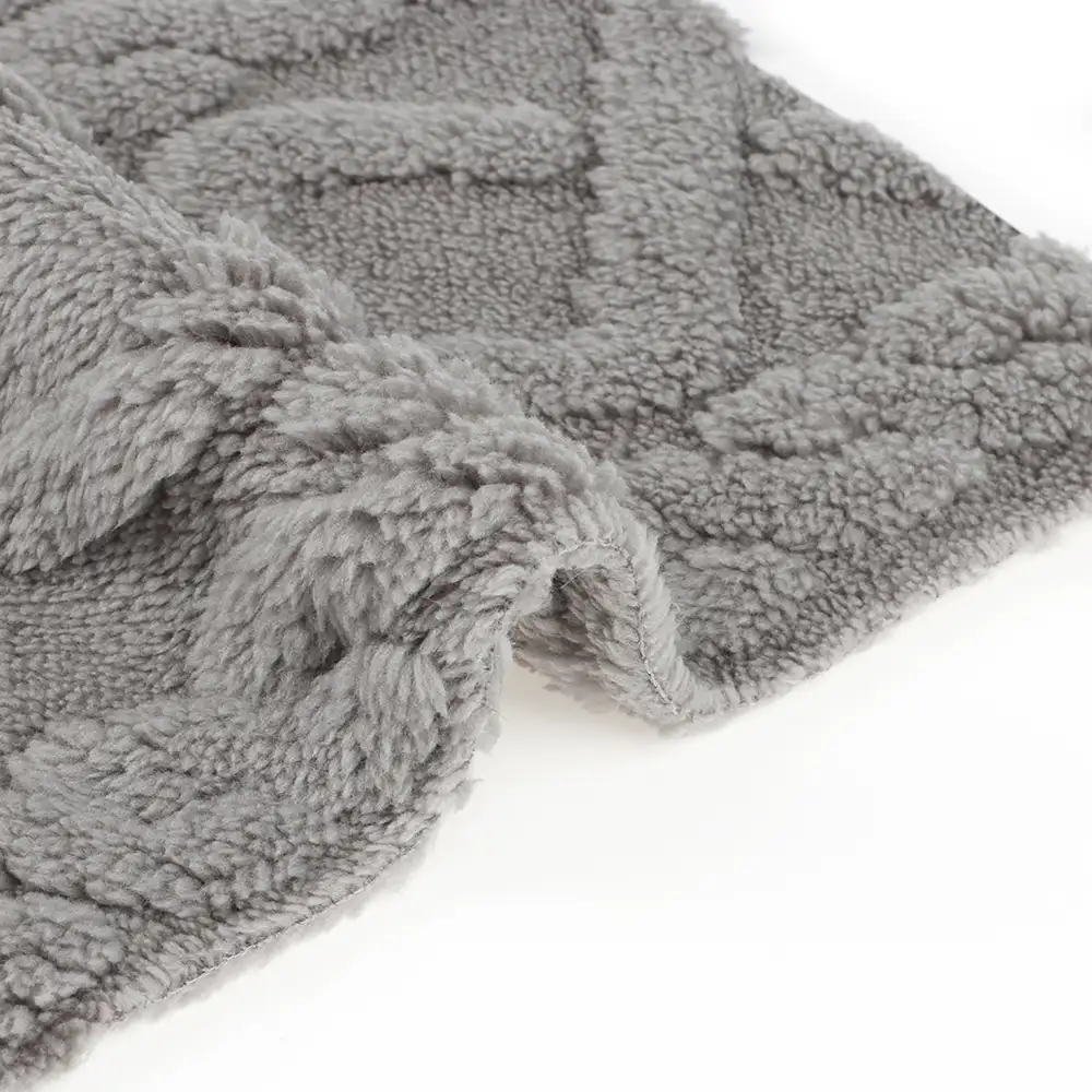 China Fabric for Hoodie,Sweatshirt Fleece Knit Fabric Polyester Grey color buy from China wholesaler bulk order at wholesale price free worldwide shipping Alibaba