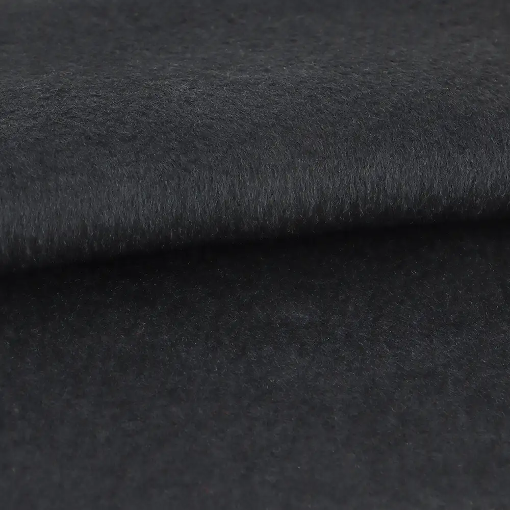 China Fabric for Blazer,Skirt,Hoodie Knit Woolen Fabric Woolen Wool Polyester Chemical Fiber Black color buy from China wholesaler bulk order at wholesale price free worldwide shipping Alibaba