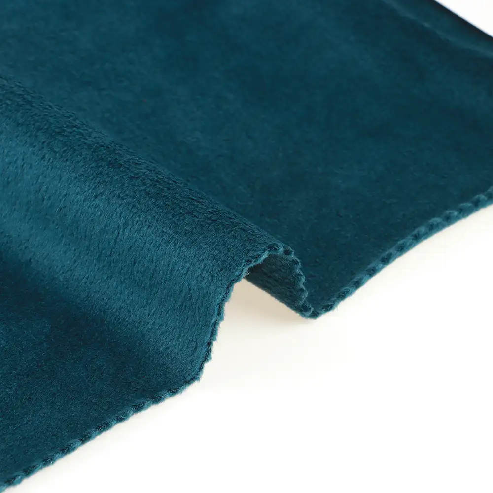 China Fabric for Hoodie,Loungewear,Sweatshirt Super Soft Velour Knit Fabric Polyester Spandex Green color buy from China wholesaler bulk order at wholesale price free worldwide shipping Alibaba