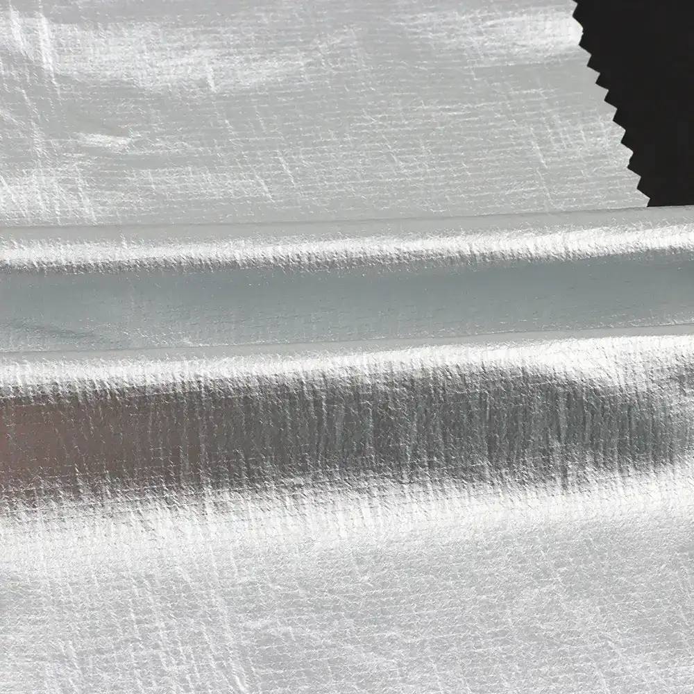 China Fabric for Blazer Nylon Taffeta Synthetic Woven Fabric Nylon silver color buy from China wholesaler bulk order at wholesale price free worldwide shipping Alibaba