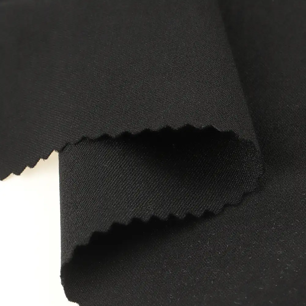China Fabric for Shirt,Blouse Nylon/Rayon Bengaline Woven Blended Fabric Nylon Rayon Spandex Black color buy from China wholesaler bulk order at wholesale price free worldwide shipping Alibaba