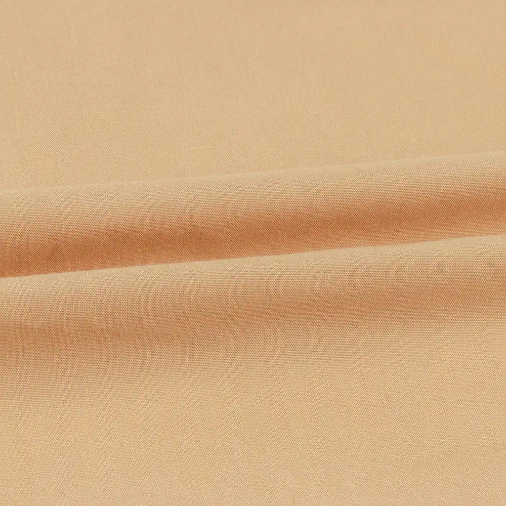 China Fabric for Blouse,Crop Top,Skirt Cotton Poplin Natural Woven Fabric Polyester Cotton Khaki color buy from China wholesaler bulk order at wholesale price free worldwide shipping Alibaba