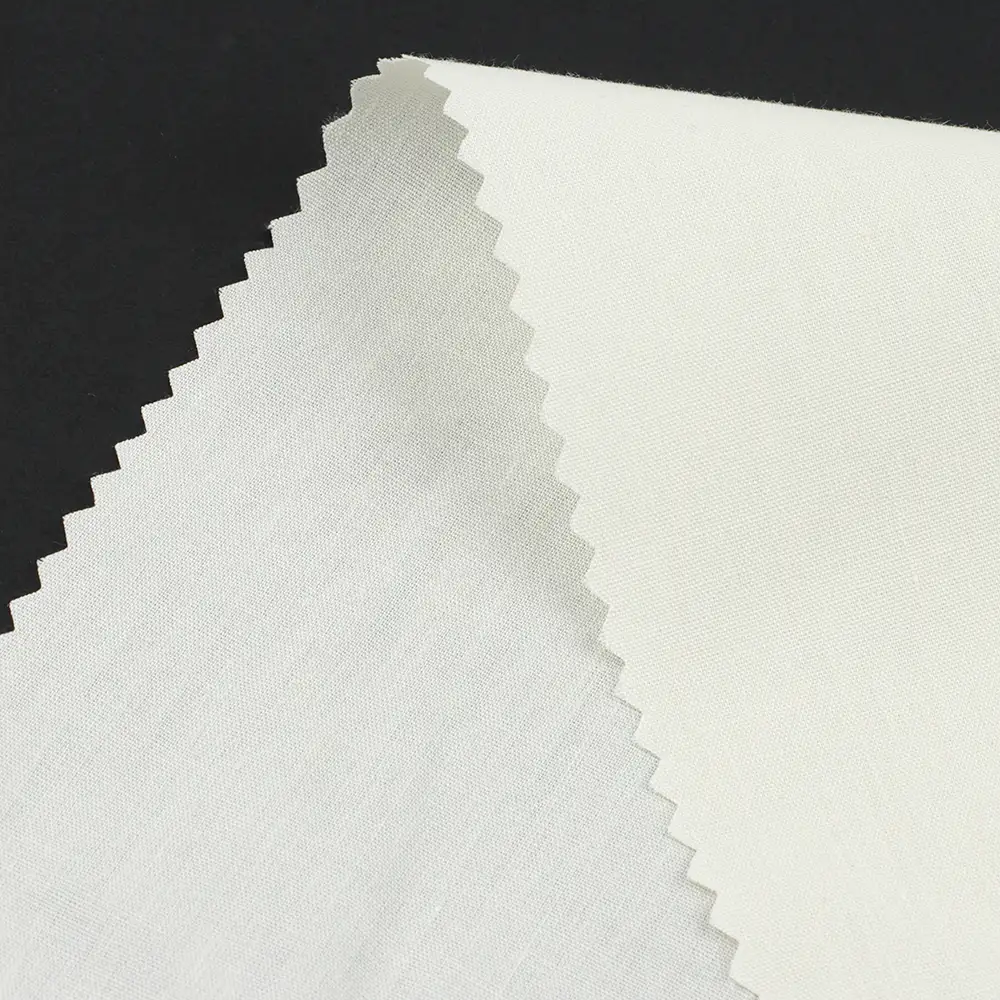 China Fabric for Blouse,Crop Top,Skirt Cotton Plain Natural Woven Fabric Cotton Off-white color buy from China wholesaler bulk order at wholesale price free worldwide shipping Alibaba