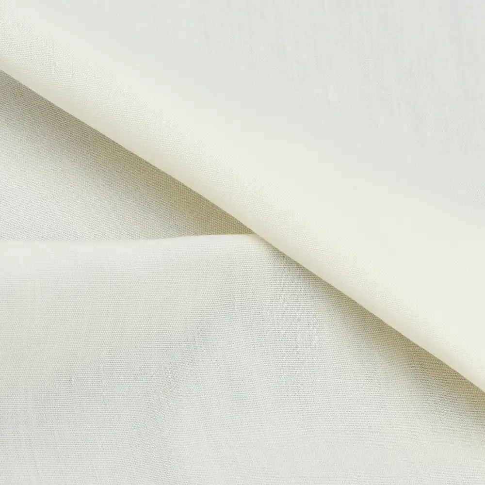China Fabric for Blouse,Crop Top,Skirt Cotton Plain Natural Woven Fabric Cotton Off-white color buy from China wholesaler bulk order at wholesale price free worldwide shipping Alibaba