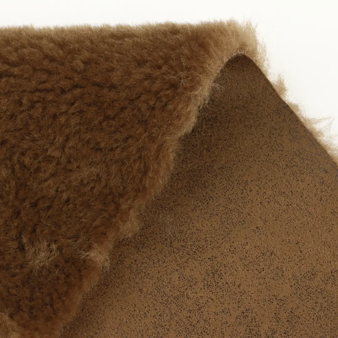 China Fabric for Pants,Blazer Weft Suede Knit Fabric Polyester Brown、Black color buy from China wholesaler bulk order at wholesale price free worldwide shipping Alibaba