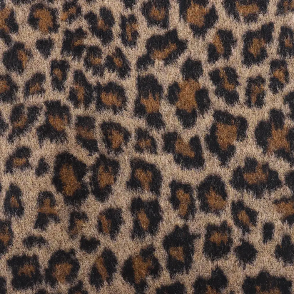 China Fabric for Blazer,Suit,Skirt Woolen Jacquard Woolen Chemical Fiber Leopard print color buy from China wholesaler bulk order at wholesale price free worldwide shipping Alibaba