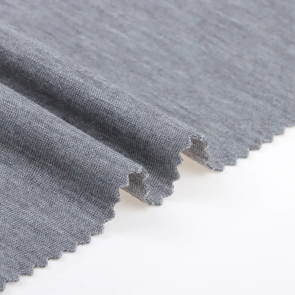 China Fabric for Suit Trouser,Blazer Ponte Roma Knit Fabric Wool Polyester Grey color buy from China wholesaler bulk order at wholesale price free worldwide shipping Alibaba