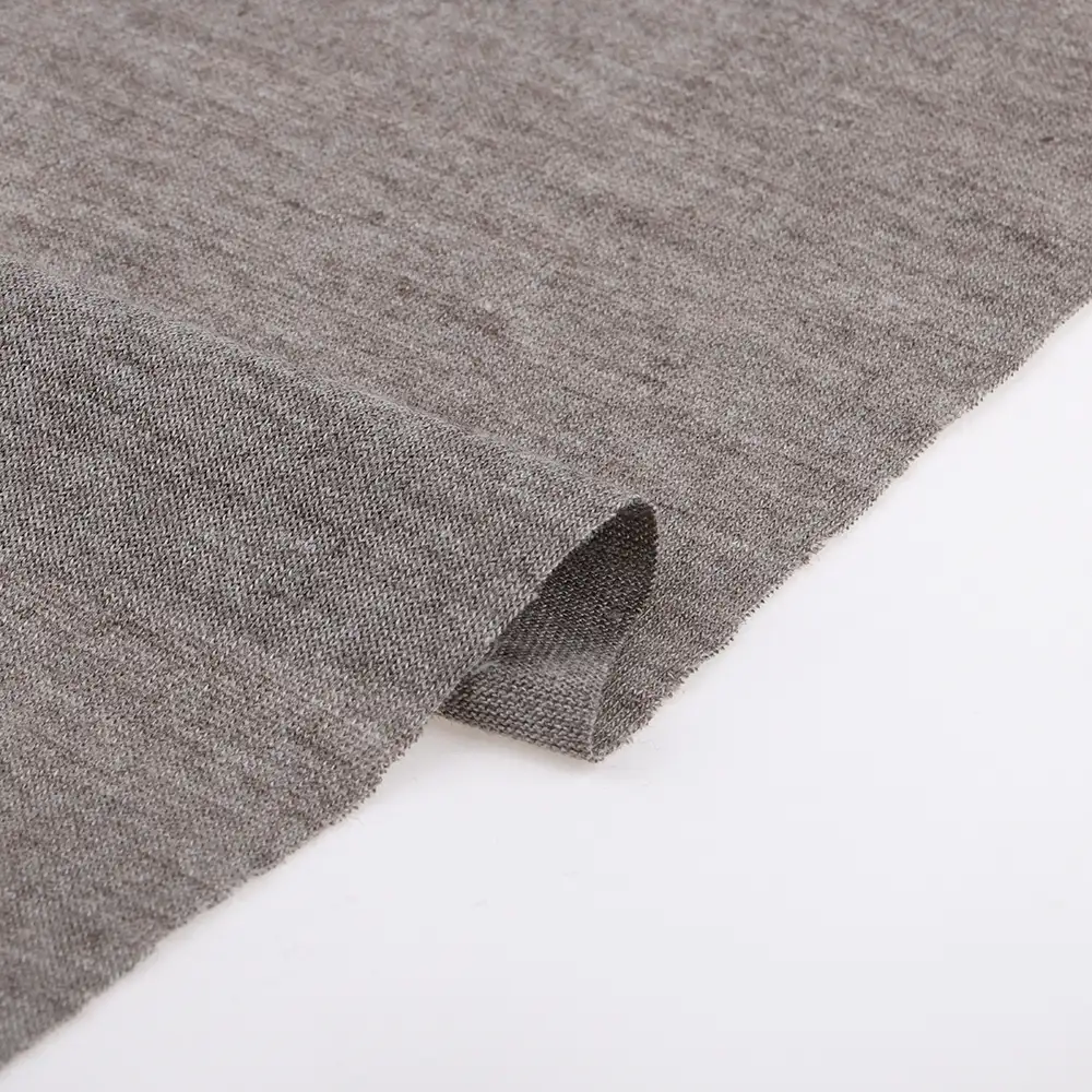 China Fabric for T-Shirt,Pajamas,Loungewear,Yoga Pants,Tracksuits Single Jersey Knit Fabric Wool Modal Brown color buy from China wholesaler bulk order at wholesale price free worldwide shipping Alibaba