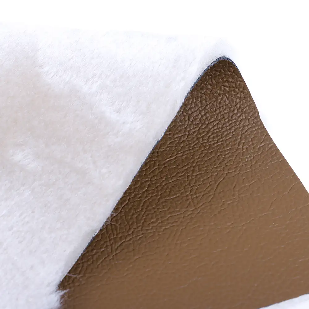 China Fabric for Blazer PU Woven Blended Fabric Polyester Brown color buy from China wholesaler bulk order at wholesale price free worldwide shipping Alibaba