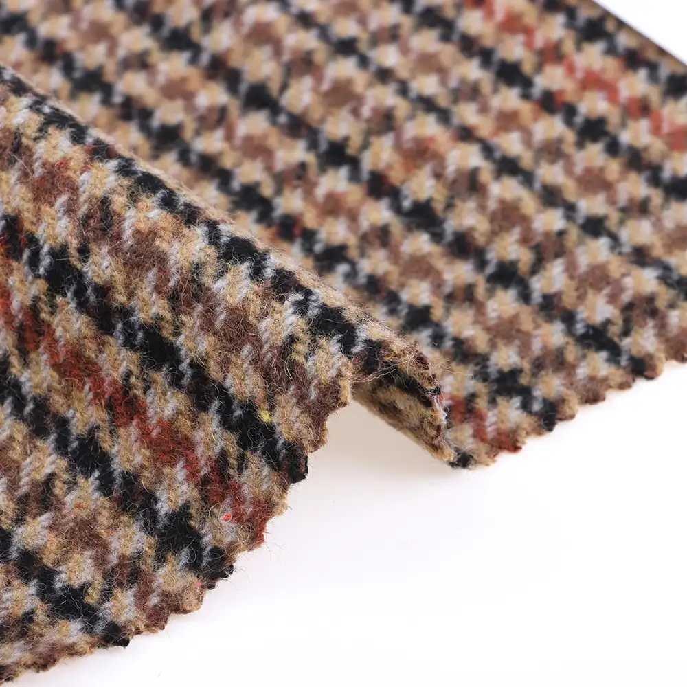 China Fabric for Blazer,Suit,Skirt Woolen Tweed Woolen Chemical Fiber Wool blend color buy from China wholesaler bulk order at wholesale price free worldwide shipping Alibaba