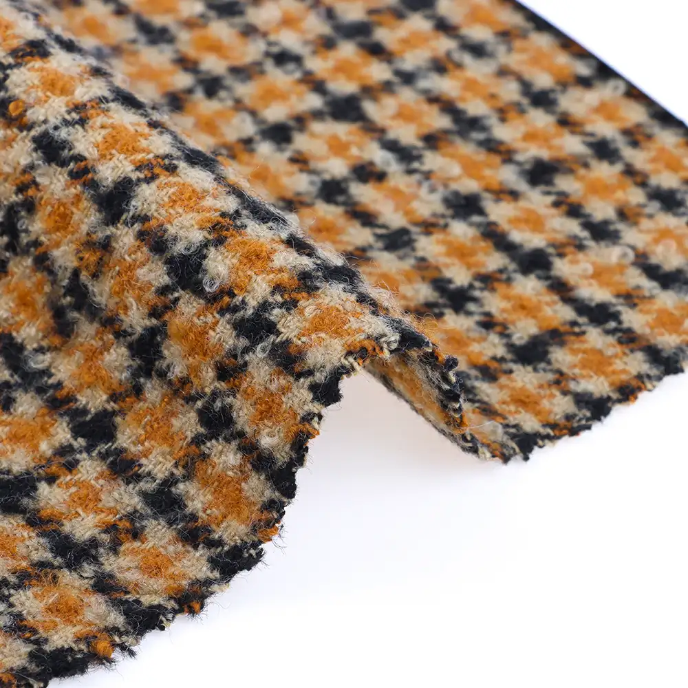 China Fabric for Blazer,Suit,Skirt Woolen Tweed Woolen Wool Polyester blend color buy from China wholesaler bulk order at wholesale price free worldwide shipping Alibaba
