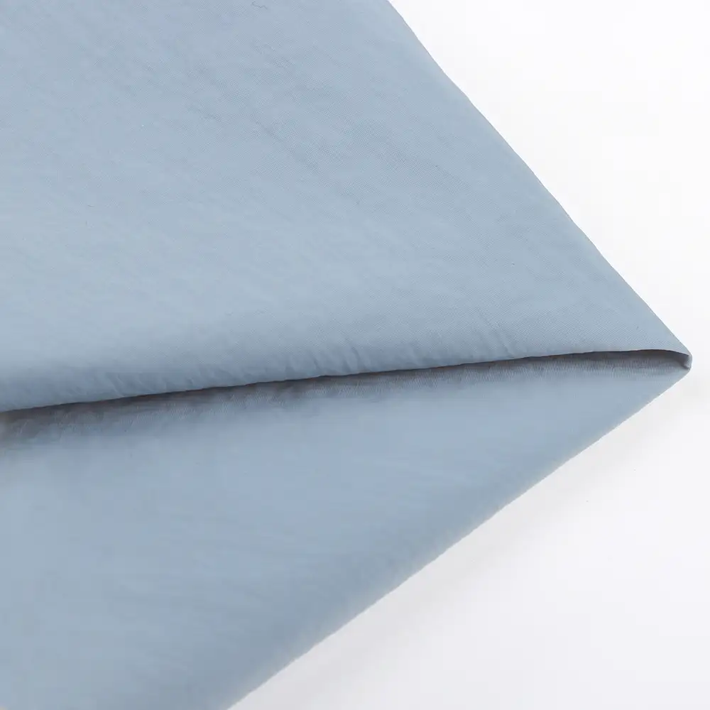 China Fabric for Blouse,Crop Top,Skirt Nylon Crepe Synthetic Woven Fabric Nylon Blue color buy from China wholesaler bulk order at wholesale price free worldwide shipping Alibaba