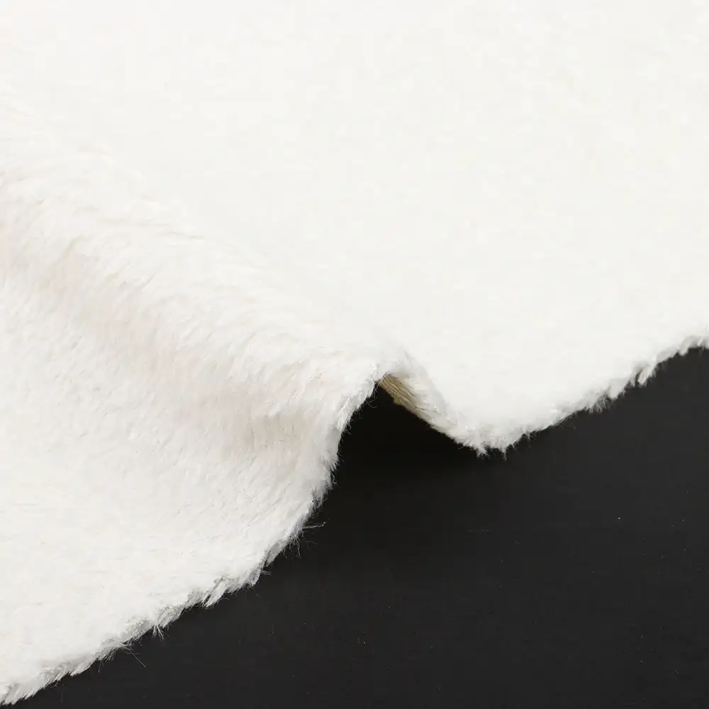 China Fabric for Hoodie,Sweatshirt Fleece Knit Fabric Polyester White color buy from China wholesaler bulk order at wholesale price free worldwide shipping Alibaba
