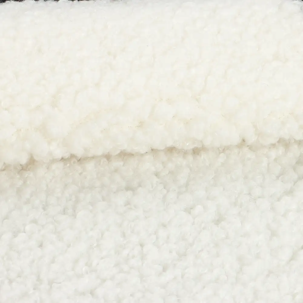 China Fabric for Overcoat,Bomber Jacket,Trench Coat Sherpa Knit Fabric Polyester Off-white color buy from China wholesaler bulk order at wholesale price free worldwide shipping Alibaba